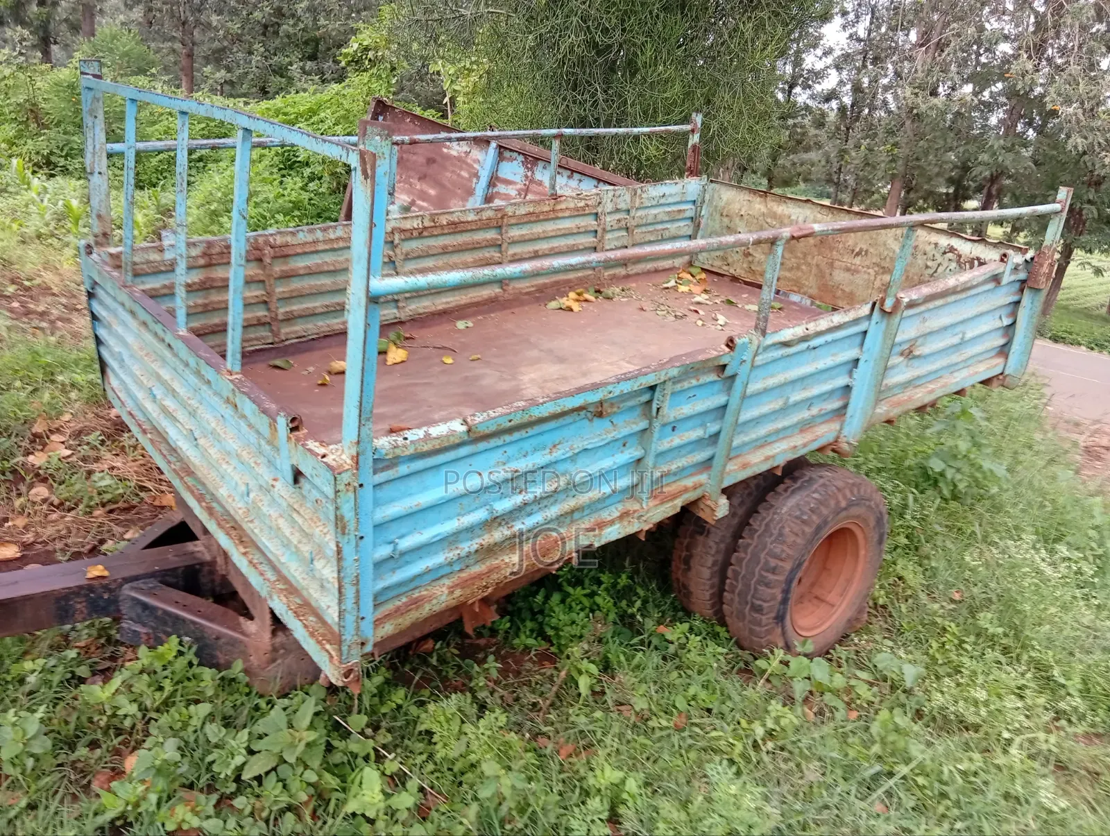 Tractor Trailer Double Wheeled