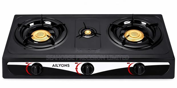 Ailyons 3-Burner Gas Cooker