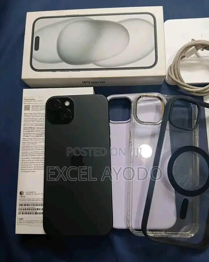 Apple iPhone 15 Plus 128 GB Black