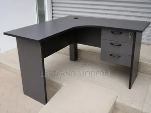 Modern Executive L-Shaped Office Desk Workstation