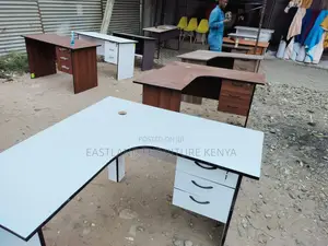 L-Shaped Executive Office Desk