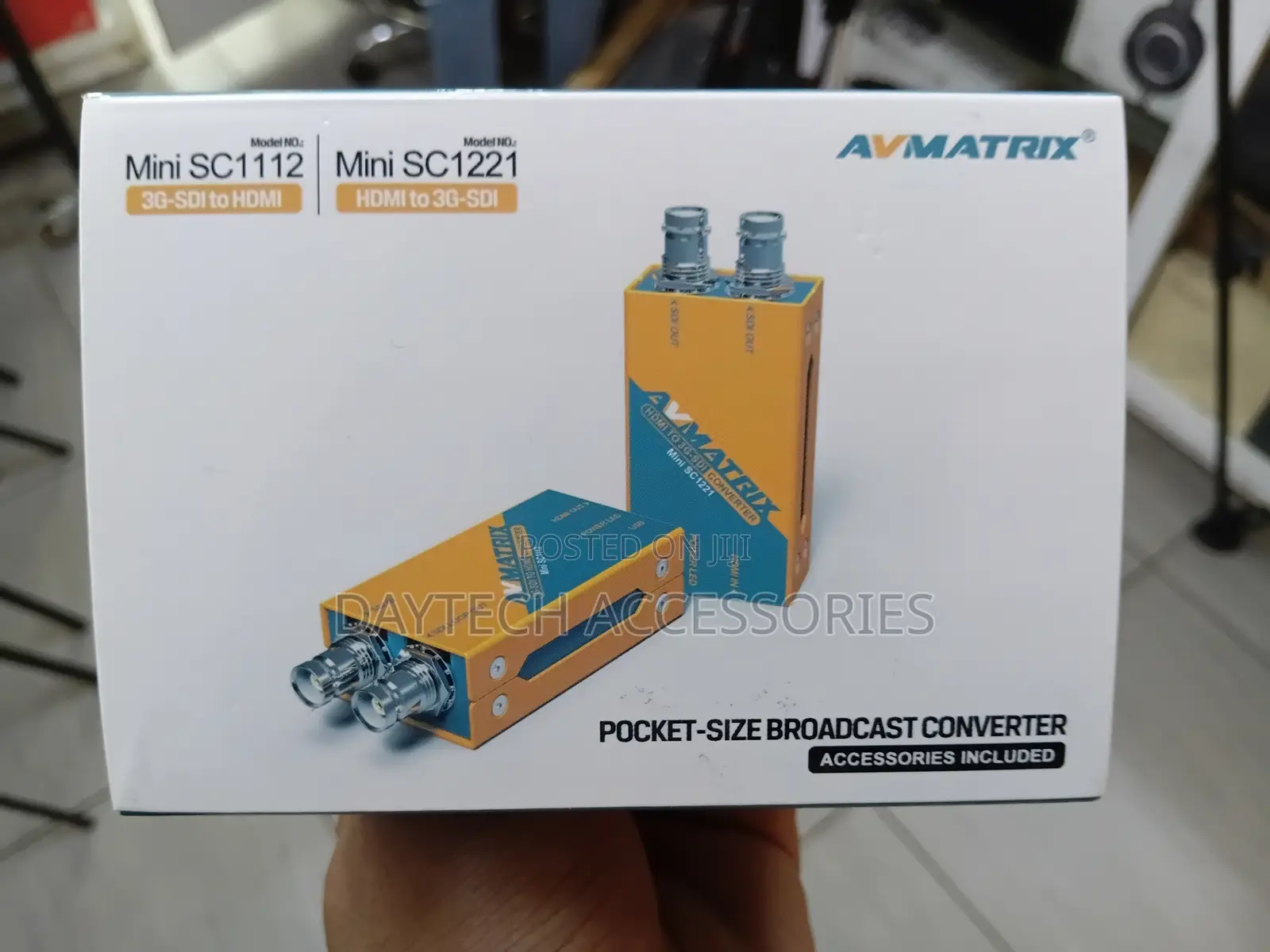 AVMATRIX Mini SC1112 3g-Sdi to HDMI Broadcast Video Converter.