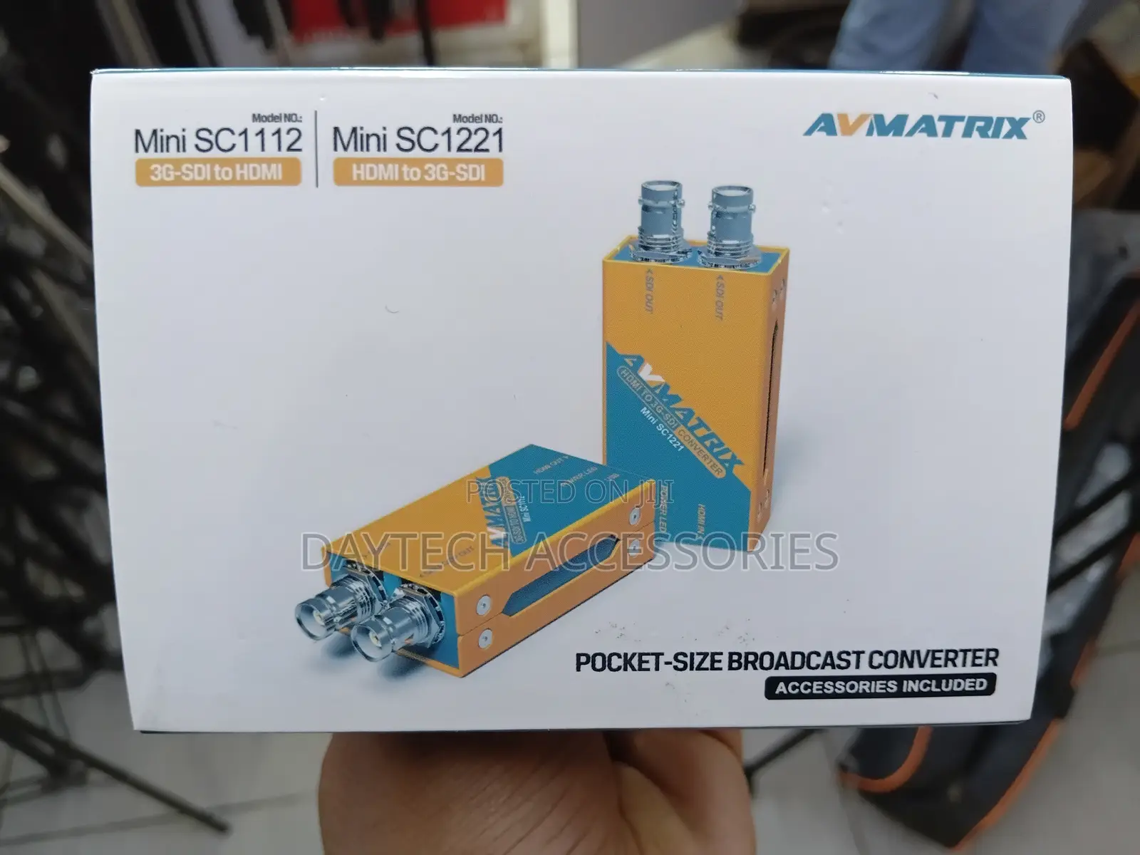 AVMATRIX Mini SC11123G-SDI to HDMI Mini Converter.