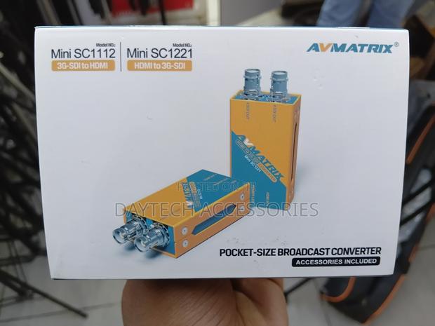 AVMATRIX Mini SC11123G-SDI to HDMI Mini Converter.