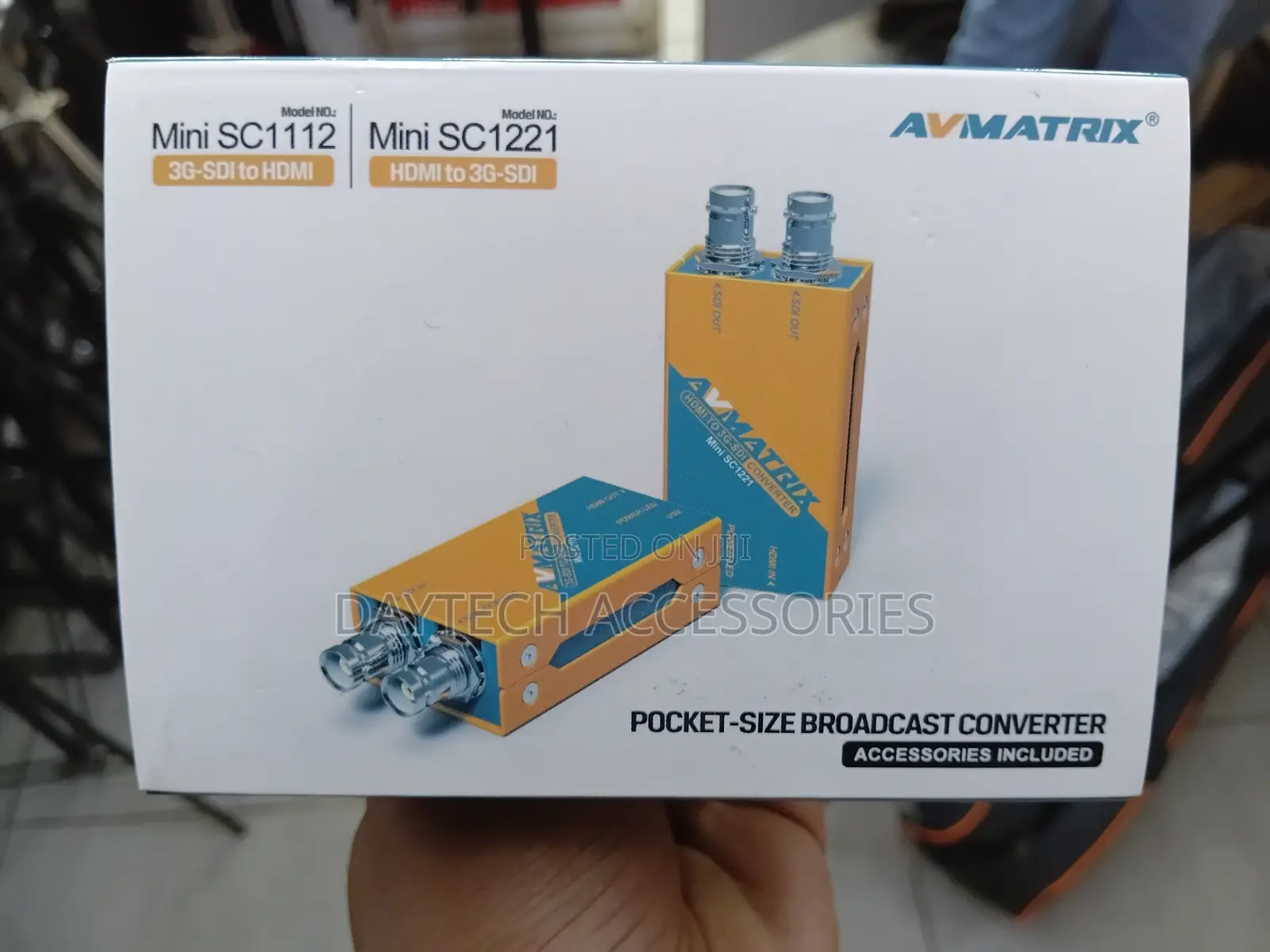 AVMATRIX Mini SC11123G-SDI to HDMI Mini Converter.