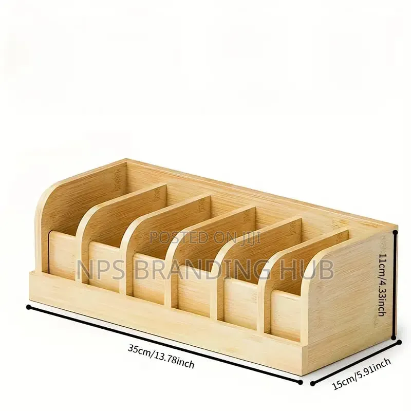 Bamboo Belt Organizer Size: 35×15×11cm (Rt