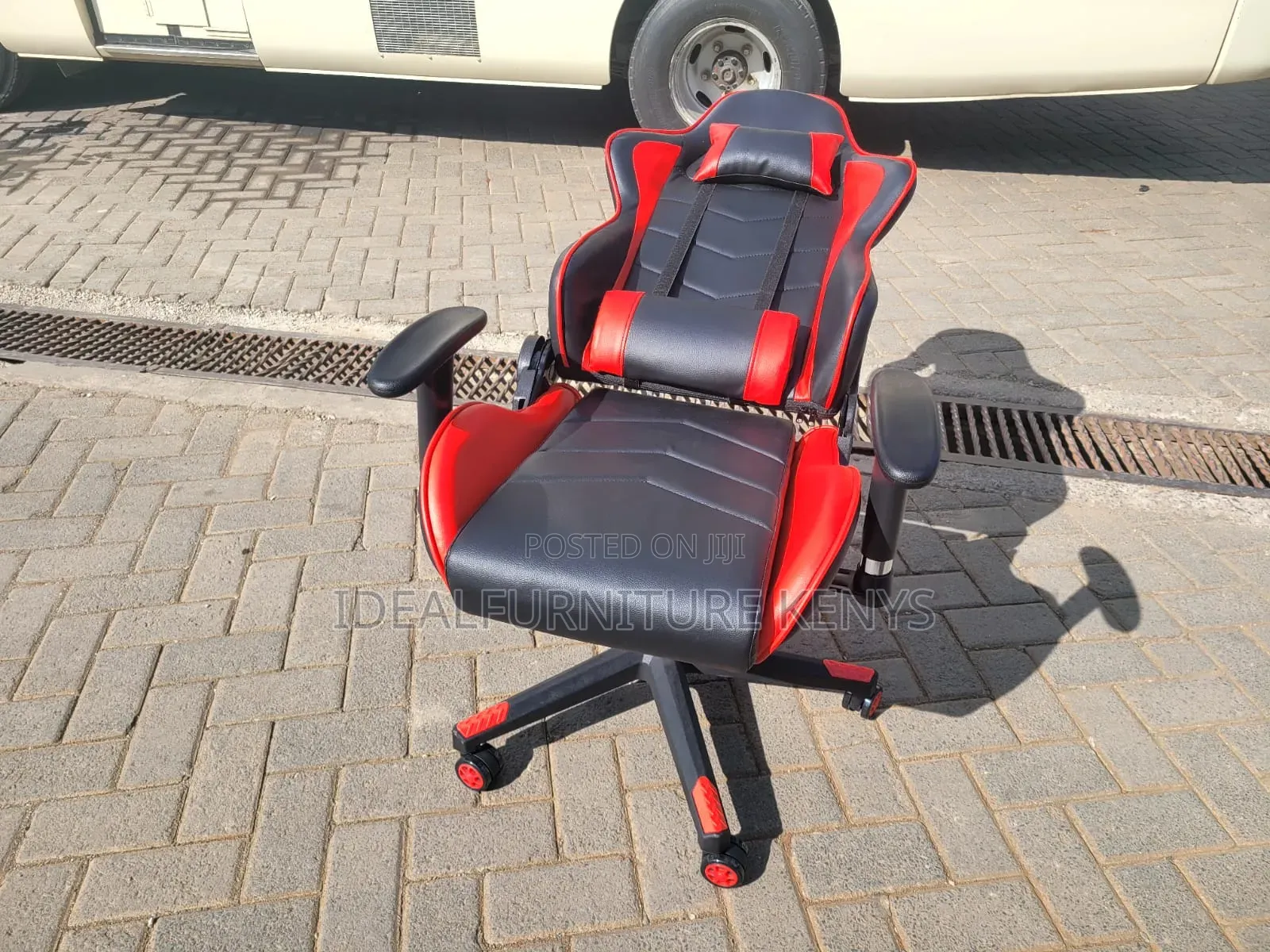 Black and Red Reclining Gaming Chair