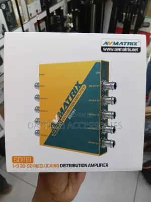 AVMATRIX 1x9 3g-Sdi Reclocking Distribution Amplifier SD1191.