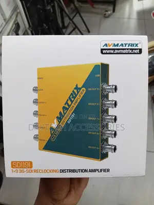 AVMatrix SD1191 1x9 3G SDI Re-Clocking Distribution Amplifier