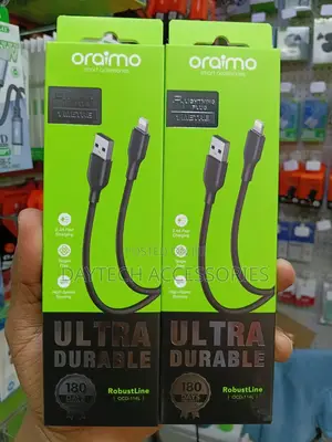 ORAIMO USB to Lightning 2A 1m Cable RobustLine - Black OCD-114L-BK