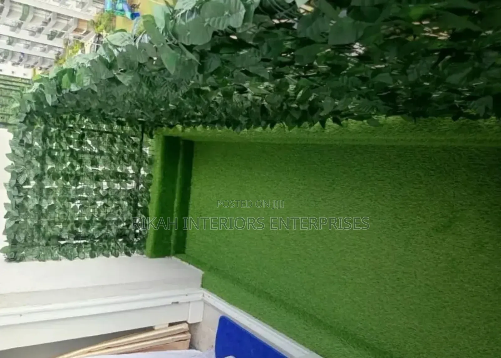 Balcony Grass Carpets Balcony Fence Environmental Friendly
