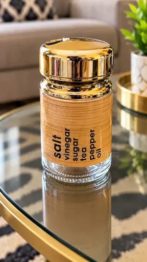 Elegant Spice Condiment Jar