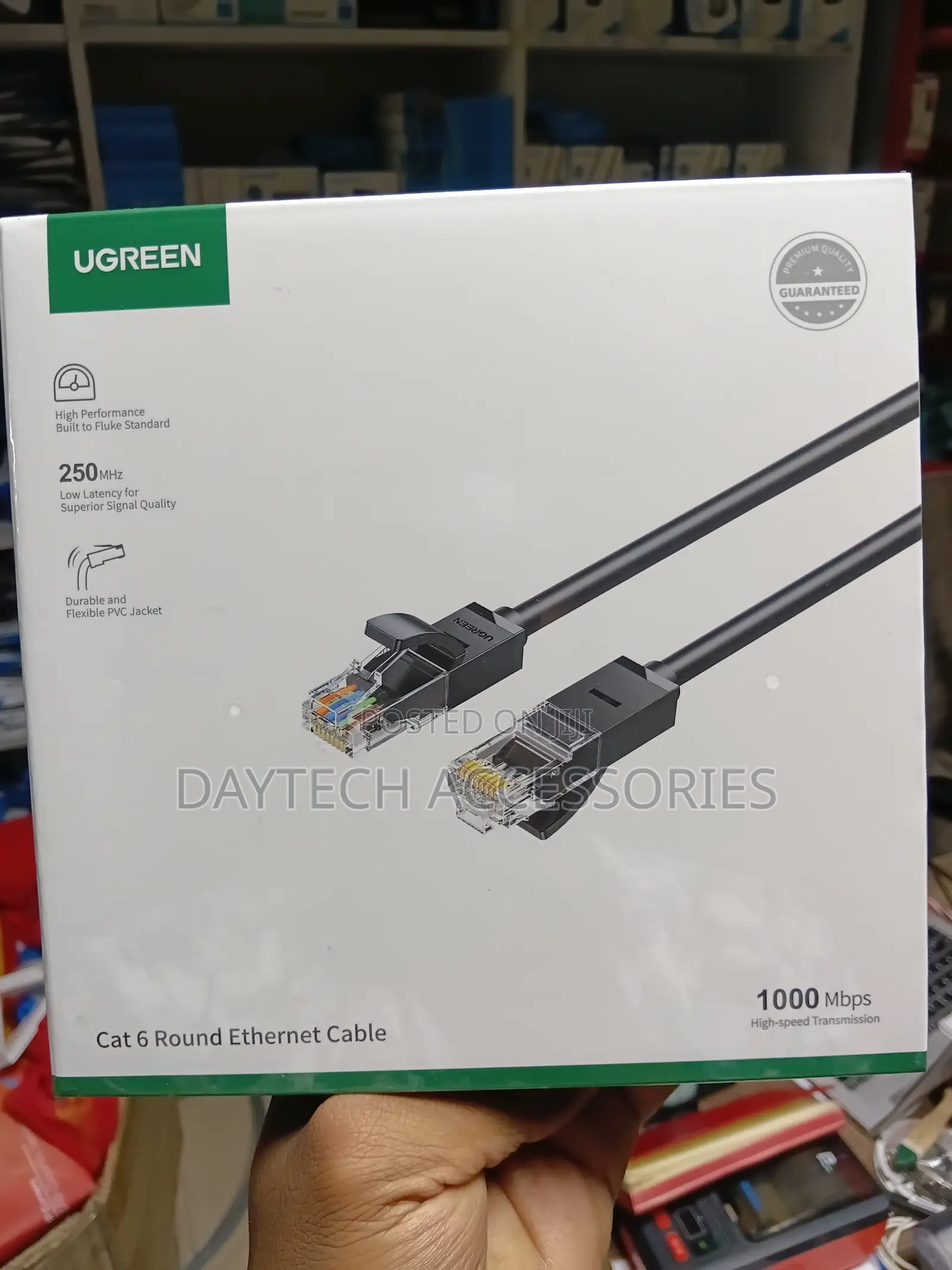 UGREEN Cat 6 Round Ethernet Cable - 2M