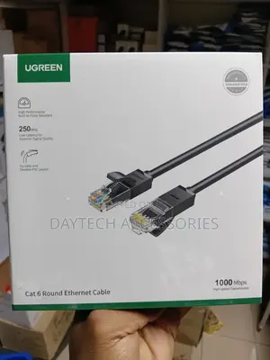 UGREEN Cat6 U/Utp Flat Ethernet Cable 1M – Black