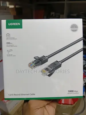 UGREEN Cat6 U/Utp Flat Ethernet Cable 1M – Black