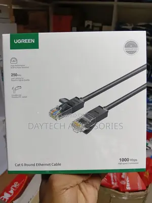 UGREEN Cat6 U/Utp Flat Ethernet Cable 1M – Black