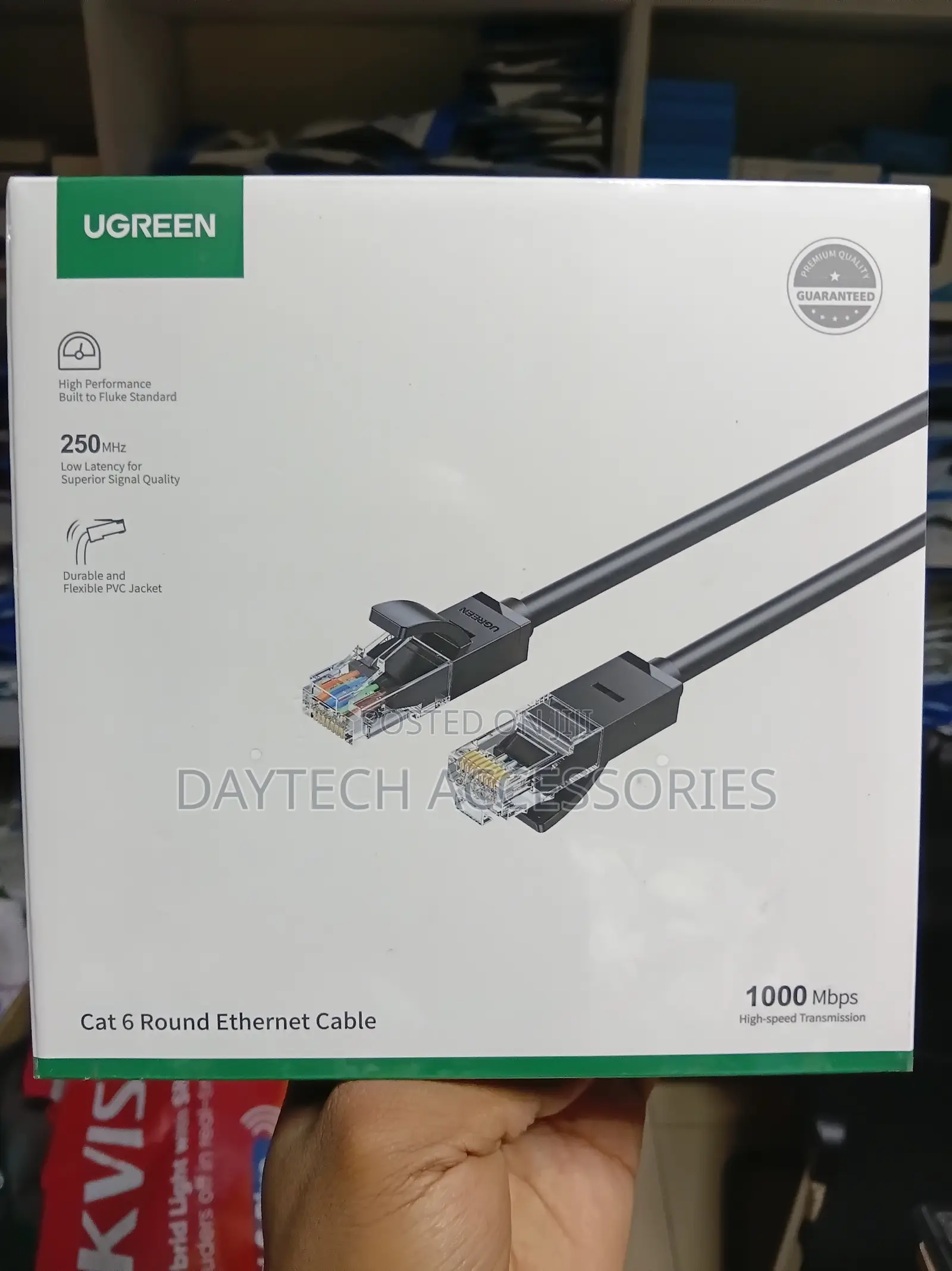 UGREEN Cat 6 Round Ethernet Cable (NW102) 2M