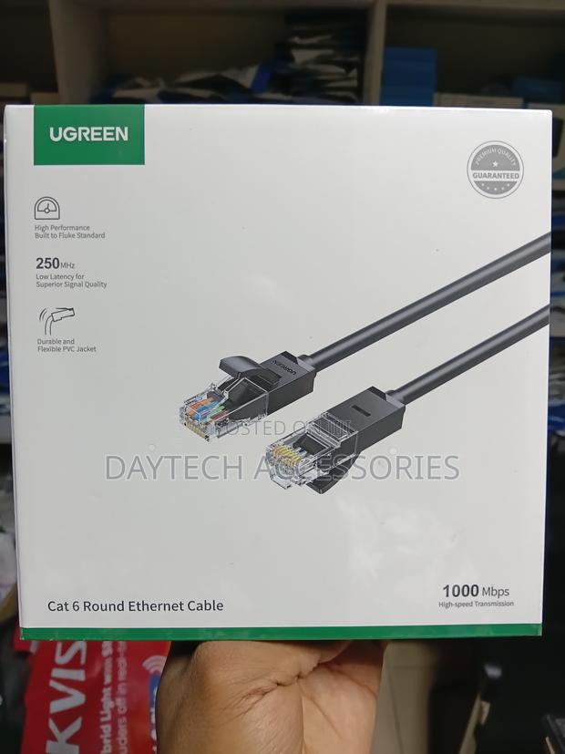 UGREEN Cat 6 Round Ethernet Cable (NW102) 2M