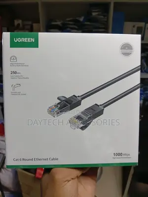 UGREEN Cat 6 Round Ethernet Cable (NW102) 2M