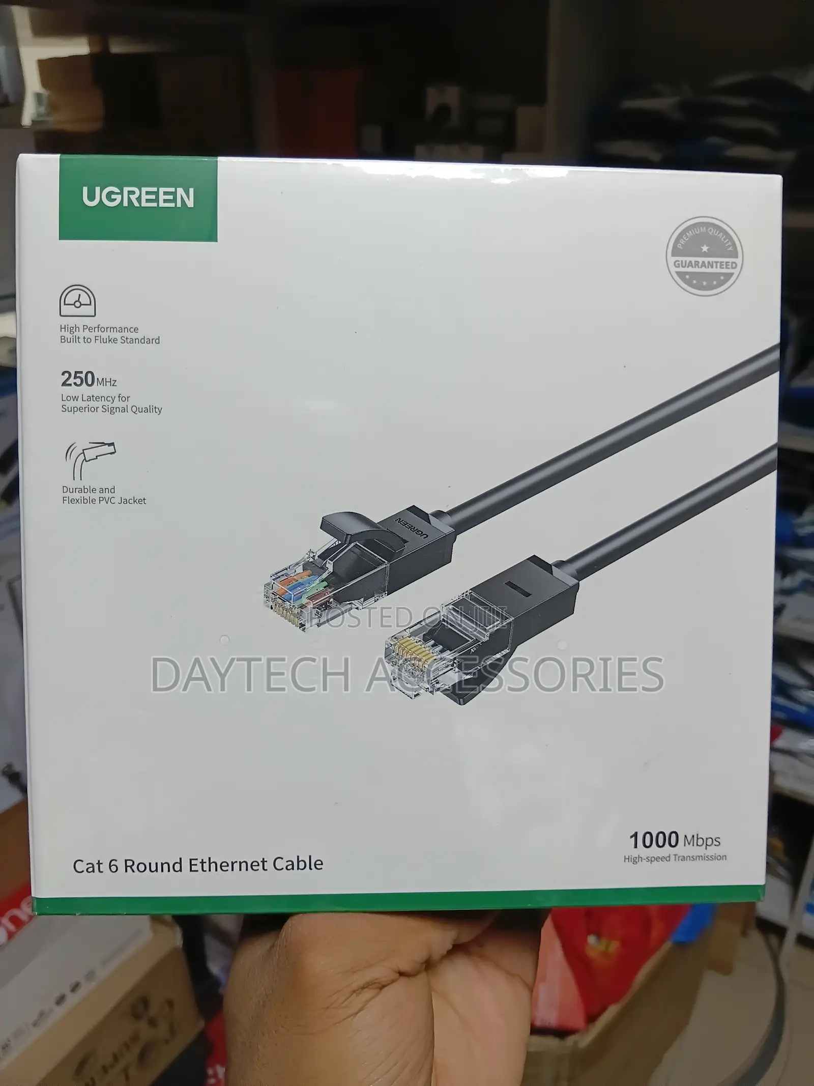 UGREEN Cat 6 Round Ethernet Cable (NW102) 2M