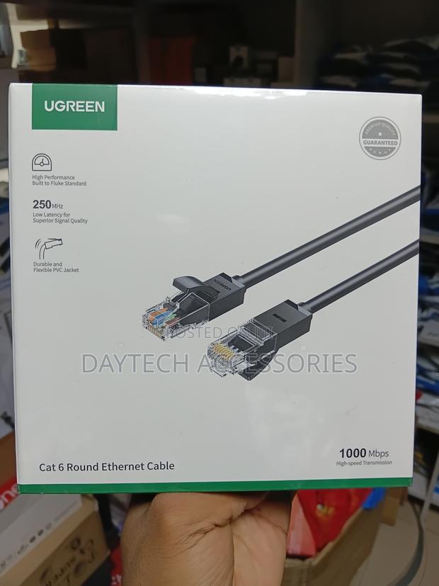 UGREEN Cat 6 Round Ethernet Cable (NW102) 2M - thumbnail 2