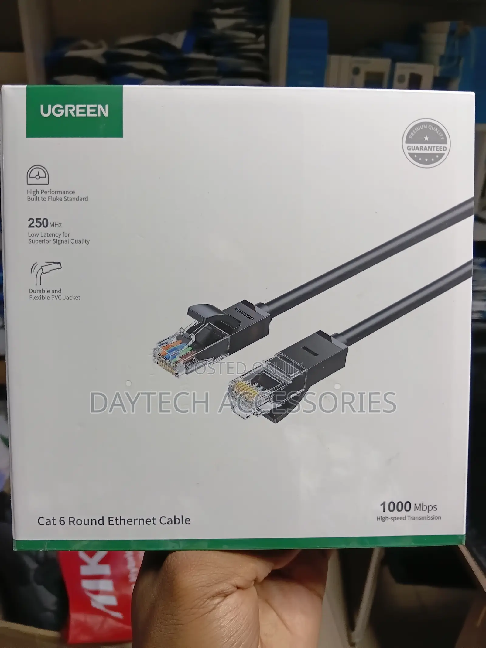 UGREEN Cat 6 Round Ethernet Cable (NW102) 2M