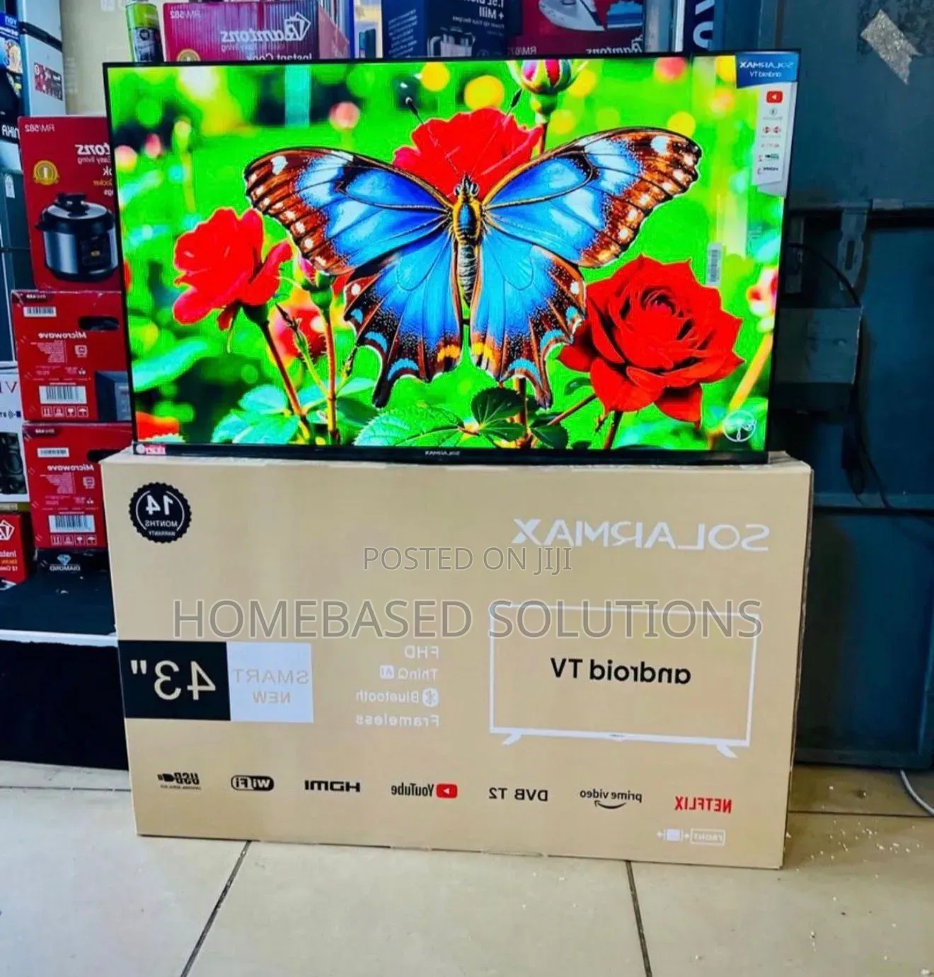 Solarmax 43" Frameless Smart Android TV