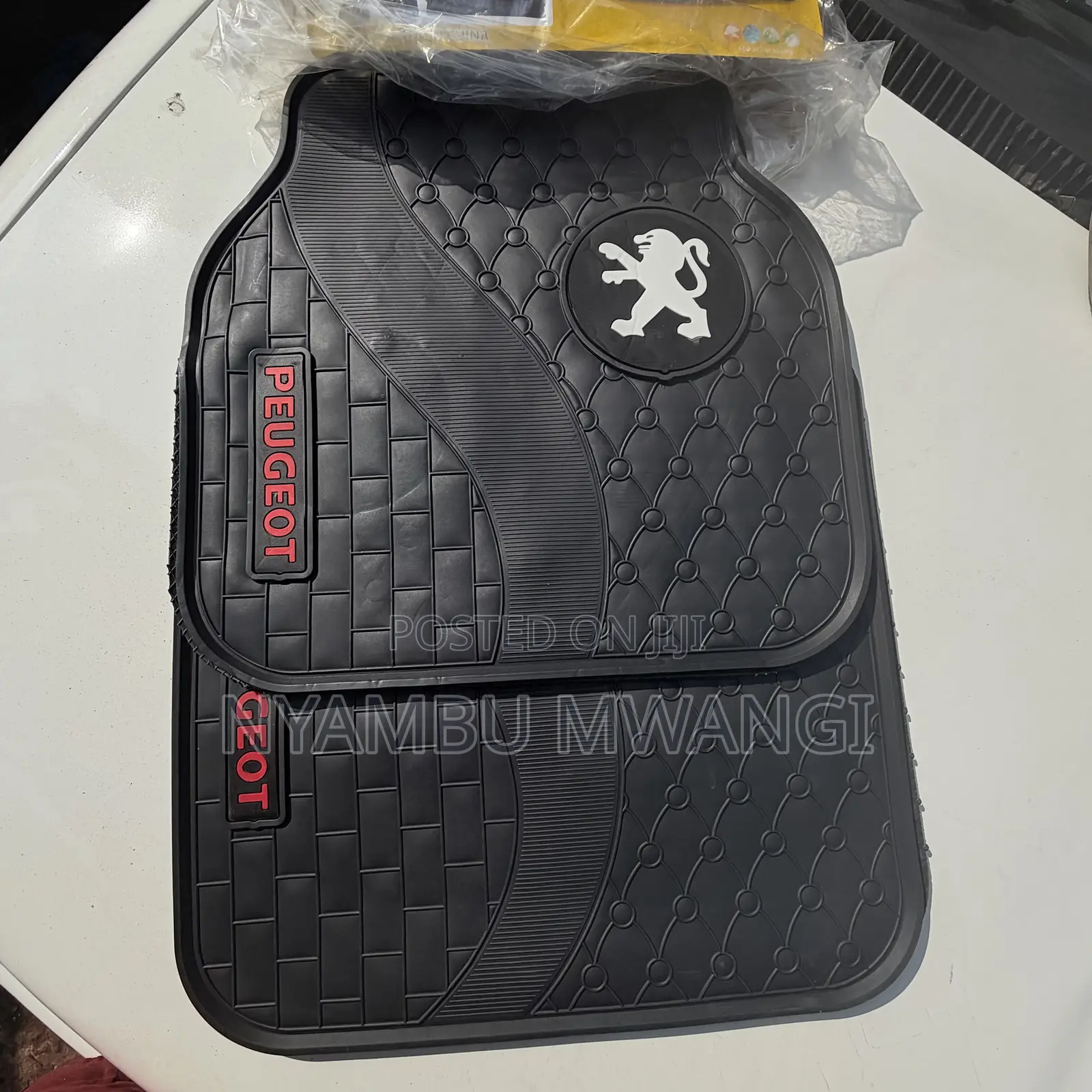 Heavy Branded Peugeot Car Floor Mats
