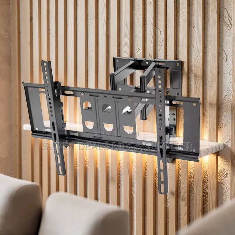 Sell-Off 40-70Kg 32"-85" Double Arm Tilting Swivel TV Wall Mounts
