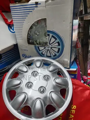 13" Car Wheel Cover Multi Spoke Silver Design