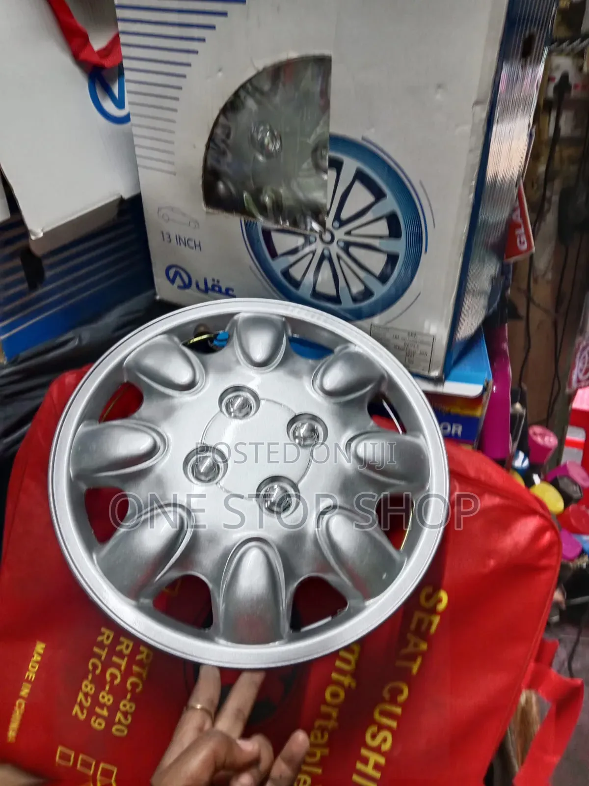 13" Wheel Cover Made From Durable Impact Resistant Plastic Abs Coating