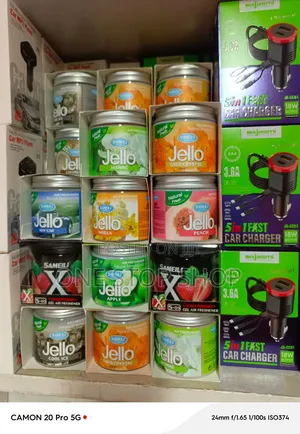 2pc Flavour Compact Friendly Slow Release Air Freshener Gel