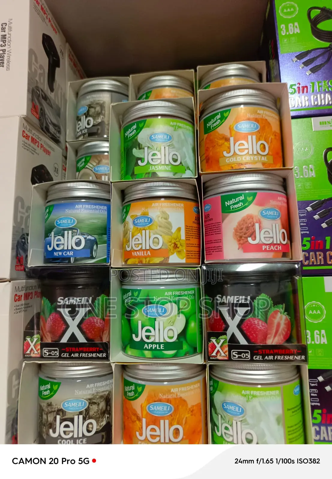 2pc Jello Air Freshener Gels With Continuous Ordor Elimination