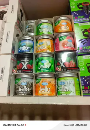 2pc Jello Air Freshener Gels With Continuous Ordor Elimination