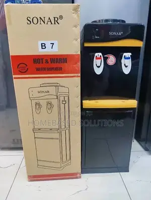 Black Sonar Hot and Normal Standing Water Dispenser