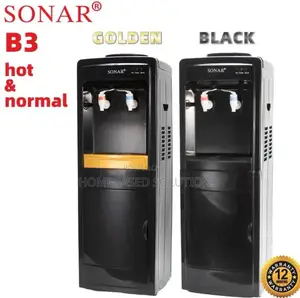 Black Sonar Hot and Normal Standing Water Dispenser