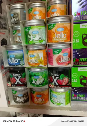 2pc Solid Gel Air Freshener Premium Fruit ,Fresh Crisp Scents