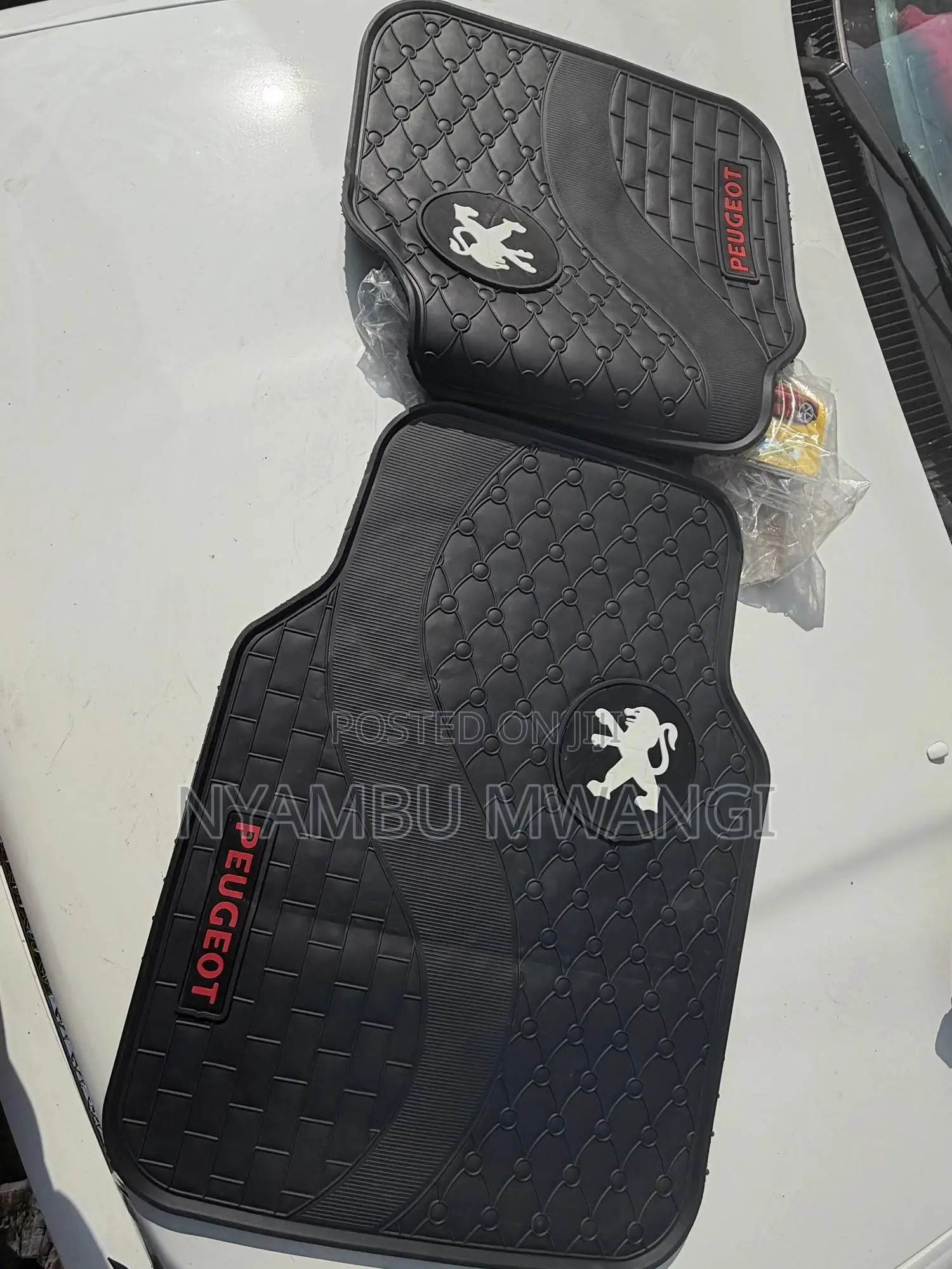 Heavy Branded Peugeot Car Floor Mats