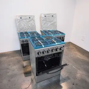 Durable Stainless Steel 3 Gas Burners +1 Electric Standing Cookers