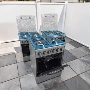 Durable Stainless Steel 3 Gas Burners +1 Electric Standing Cookers