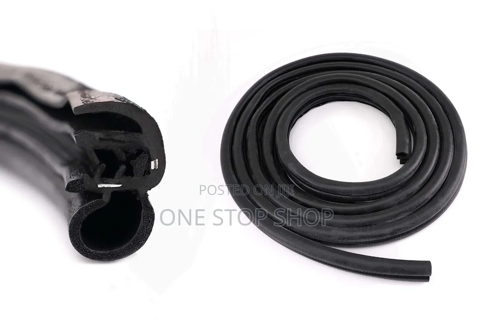 5mtrs Hollow Side Bulb Weatherproofing Sliding Doors Rubber Strip
