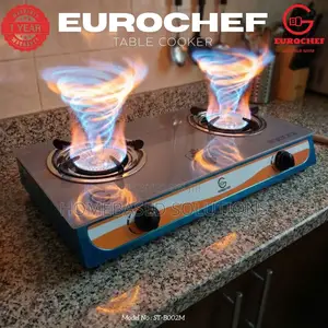 Eurochef Glass Table Top 2 Burner Cooker