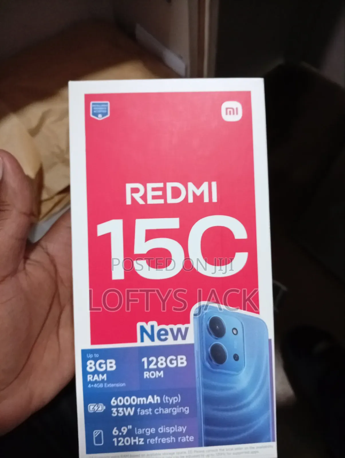 New Xiaomi Redmi 15C 4G 128 GB Black