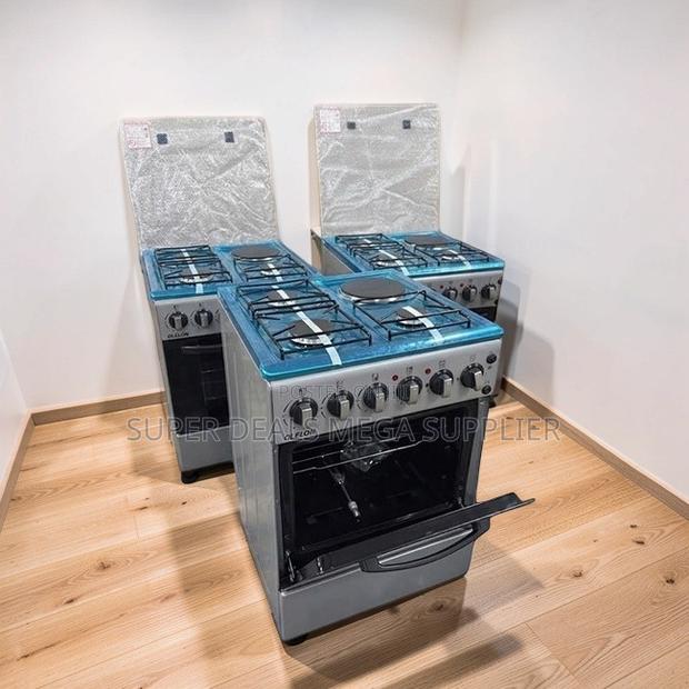 Efficient Quick Heating 3 Gas Burners +1 Electric Standing Cookers