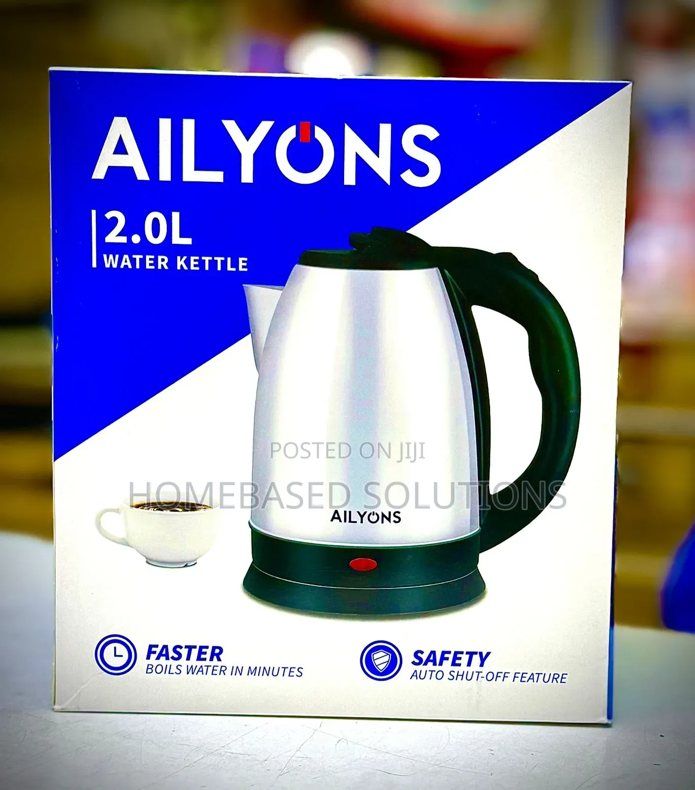 2l Ailyons Stainless Steel Electric Water Kettle