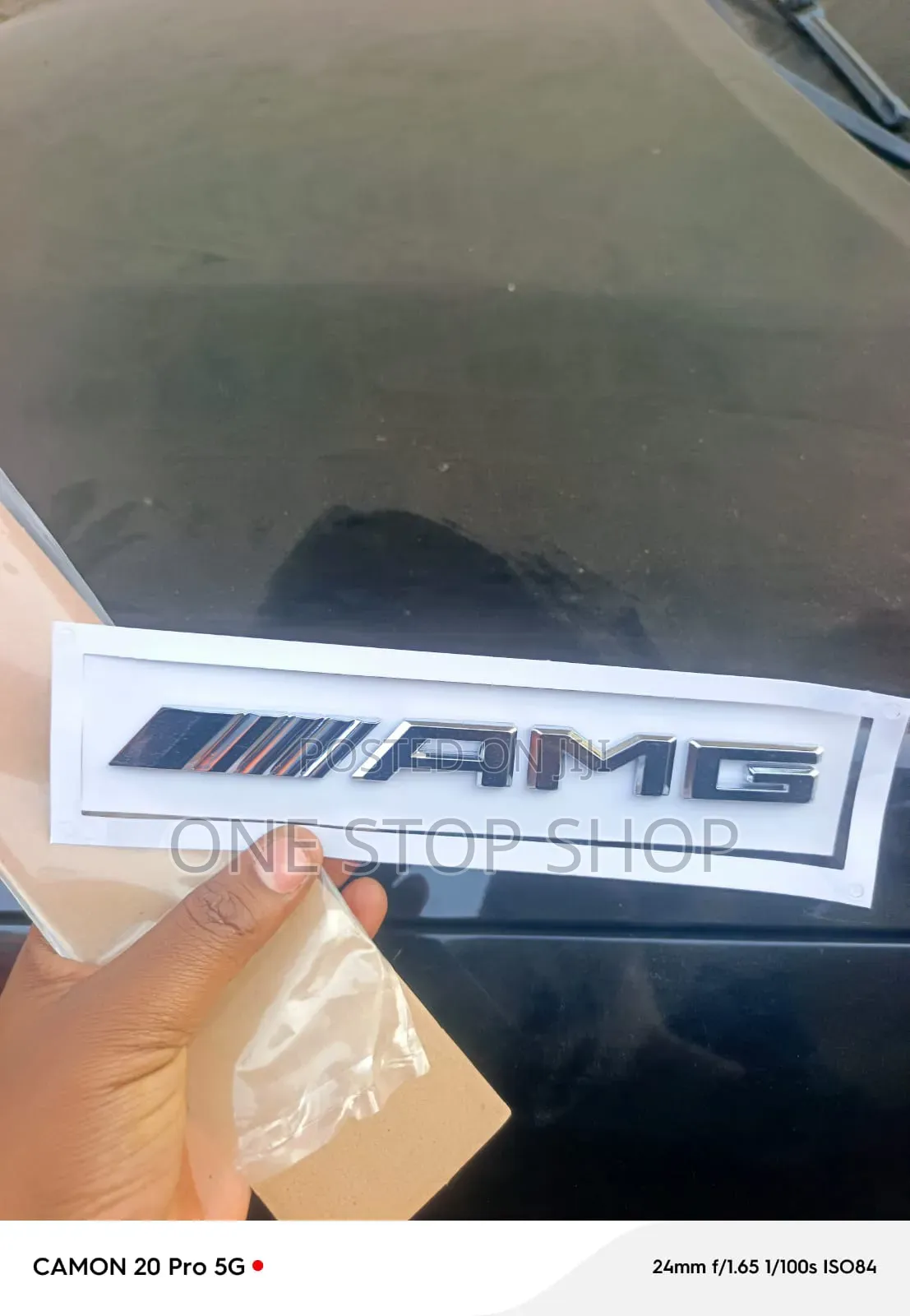 AMG Shiny Chrome Plated Durable ABS Badge
