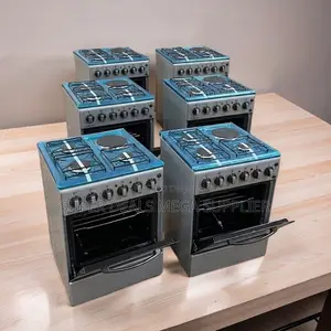 Easy to Use Stable Base 3 Gas Burners +1 Electric Standing Cookers