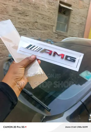 Rear Trunk AMG Tailgate Badge With Strong Adhesive Backing