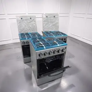 Premium Stainless Steel 3 Gas Burners +1 Electric Standing Cookers