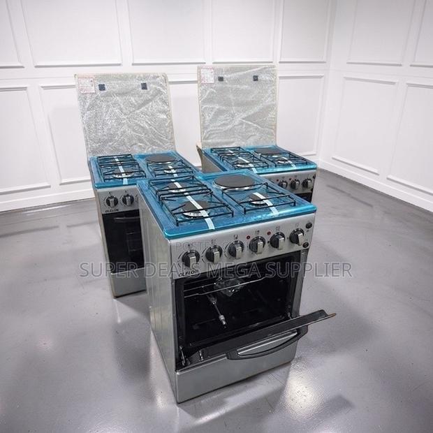Premium Stainless Steel 3 Gas Burners +1 Electric Standing Cookers